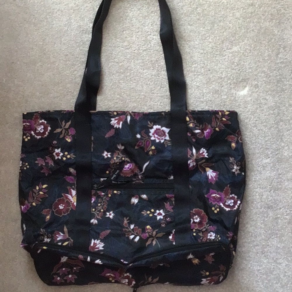 Travel Foldable Lightweight Floral Tote Bag